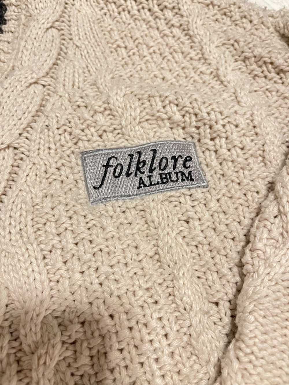 Folklore Album OG Taylor Swift Cardigan - Picture 3 of 8